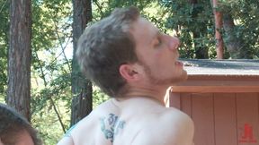 Logan Stevens: Big Cock Stud Humiliated & Gang Fucked at Campground