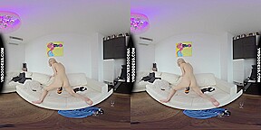Perfect Blonde Blue Dress Champagne Tease Banging Out Teen Pussy With Bottle Really Hot