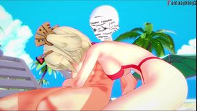 burnice bikini red sex on the beach - zenless zone zero - full & pov version on sheer & ptrn: fantasyking3