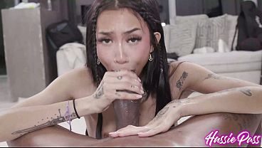 TEEN Katie Cai Endures Damion Dayski'_s Throbbing 12&quot_ BBC For A Facial