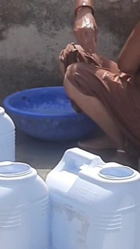 Must-see moment from &quot;Stepsister is not in the bathroom Stepsister takes bath in the bathroom&quot;