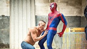 Aston Springs Will Braun in Spiderman : A Gay XXX Parody 2 - SuperGayHero