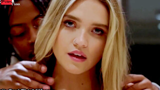 Blonde Bombshell Angie Devours Massive BBC in Insatiable FourWay Orgy