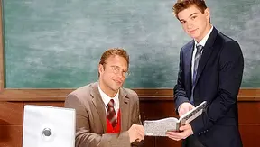 Professor Rocco Reed Dominates Eager Student Johnny Rapid — Big Dick College Action