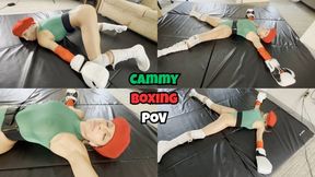 POV Boxing Vs Cammy (Lora Cross) 4K 3840x2160