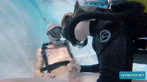 ”Hungarian blonde enjoys huge cock in her mouth”