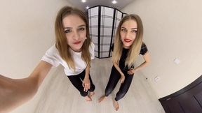 Ursula & Minni Love - crushed beneath bare feet VR 360 4K