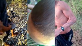 leozinho mavambo na linha do trem