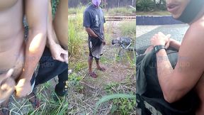 leozinho mavambo na linha do trem