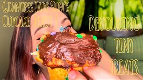 Devouring Tiny Treats: Giantess Jade Sun’s Cupcake Feast! Ft Jade Sun - HD MP4 1080p Format