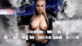 Nicotine Wank in Smoke and Semen mov