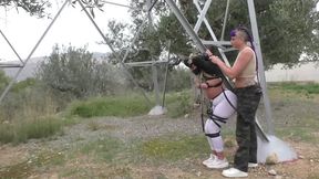 Zoey Ziptie 72h Extreme Challenge - Chapter 18 - Morning Bondage Walk & Outdoor Training with Maya - Part 3 mp4 HD