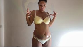 Weight Gain Girlfriend Part 2 - Heavy Belly Jiggle & Indulgent Transformation Fantasy (Oil Massage, Soft Curves, Cheerleader Contrast) MP4
