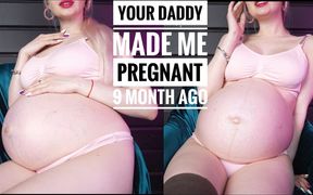 Your Stepdad Made Me Pregnant 9 Month Ago, He Fucks Me Always