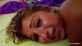 Taking a dick balls deep was a huge thrill for the cute naughty blonde babe