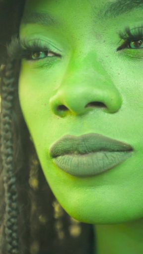 Ana Foxxx Fucks Kenna James with a Giant Green Dildo and They Cum Together - Wicked Porn Cosplay Parody