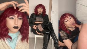 Sissy boy feminization with rock-hard step father deep-throat and screw