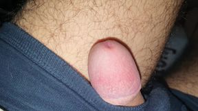 Seeing my stepaunt's pussy, my load fell