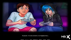 Horny Game Goddess Rocks Out Under Moonlight – Steamy Summer Night Adventures