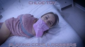 Chloe Toy - Babysitter Plays Cops & Robbers Alt HD ( Bound Gagged , Tape Bondage , Tape Gagged , Wrap Gagged , Hogtied )