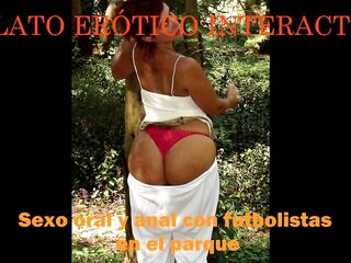 Audio ASMR - Sexo fellatio y anal en el parque con futbolistas - Parte II