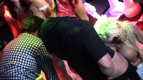 Sexy babe fucked by masked guy