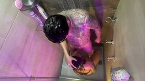 Colombian Babe Adella Rangel loves getting fucked in the shower