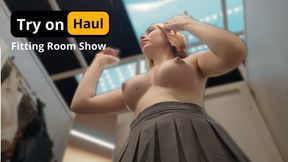 See Through clothes – Busty Blonde Public