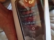 Too big for flashlight type masturbator (edit)