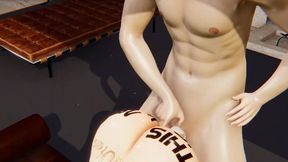Femboy Yaoi Alex Fucked While a Finger Is Inserted Into Him