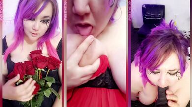 BBW Sloppy Titty Fuck and BJ on BBC POV