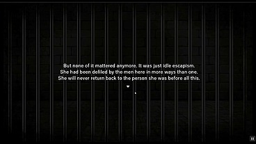 Karryn's Prison Silent Walkthough [PornPlay Hentai game] Ep.7 first bad end after a men bathroom dirty ganbang