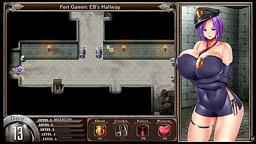 Karryn's Prison Silent Walkthough [PornPlay Hentai game] Ep.7 first bad end after a men bathroom dirty ganbang