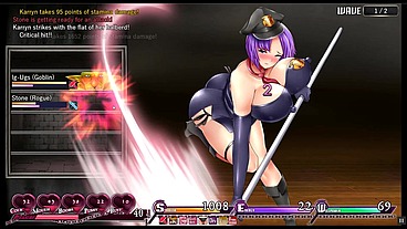 Karryn's Prison Silent Walkthough [PornPlay Hentai game] Ep.7 first bad end after a men bathroom dirty ganbang