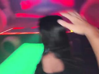 Risky Anal Sex in a Nightclub Throne-room - Stranger Beauty Gives It in the Booty