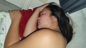 PINAY MILF FUCKS WHILE CALLING HIS HUSBAND ON PHONE