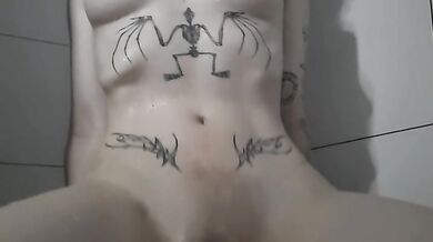 18-year-old girl plays with sparkling wine for the Holidays