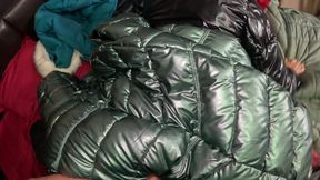 Several Shiny Down-jackets Used for Fucking and Masturbating 267