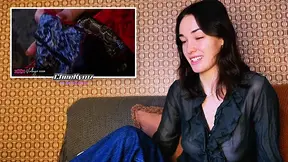 Vintage goddess's hilarious reaction to old-school porn