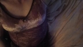 Pink panties and purple dress. HARD not to play