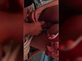 Hot beauty gets creampied on the 4th of July in front of everyone at a big party