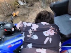 BBW Creampied in Public - Waterfall Adventure