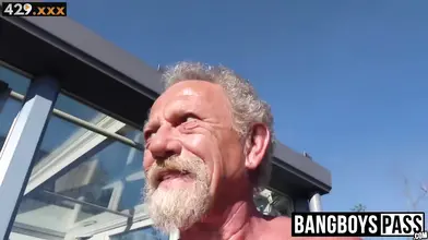 Three's A Charm - Gay Grandfather Fucks Two Young Twinks