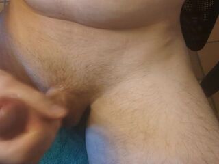 How needs lube if u got piddle ?! - Squirting cum explosion from my large jock