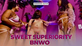 SWEET SUPERIORITY BNWO | Day 1 Ebony Female Supremacy Double Domination Verbal Humiliation Tease and Denial Femdom Goddess Worship NBWO Princess Aria