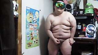 Chinese Chub Faps Off Solo