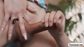 My TS wife fucks when Im work from home schedule