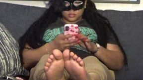 Lani Soles Gives Her First Footjob