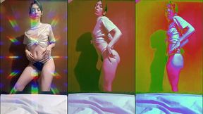deesse danse a son aise !video de 2 min - erotique avec un t-shirt ample ...