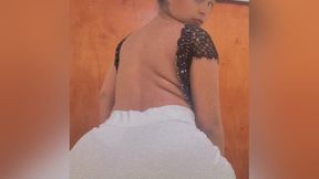 ass workship and feet workship blowing bubbles